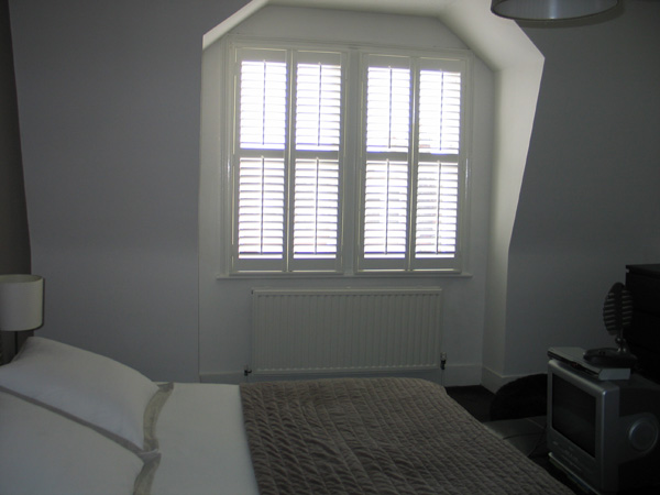Whole house of MDF plantation shutters in MDF with 63mm louvres 